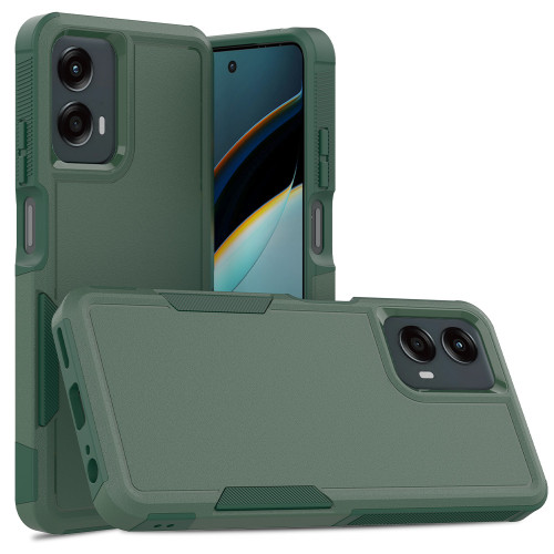 Moto G 5G 2024 2 in 1 PC + TPU Phone Case - Dark Green